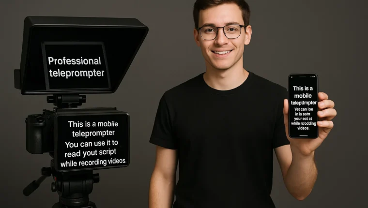 Сравнение мобильного телесуфлера и профессионального оборудования